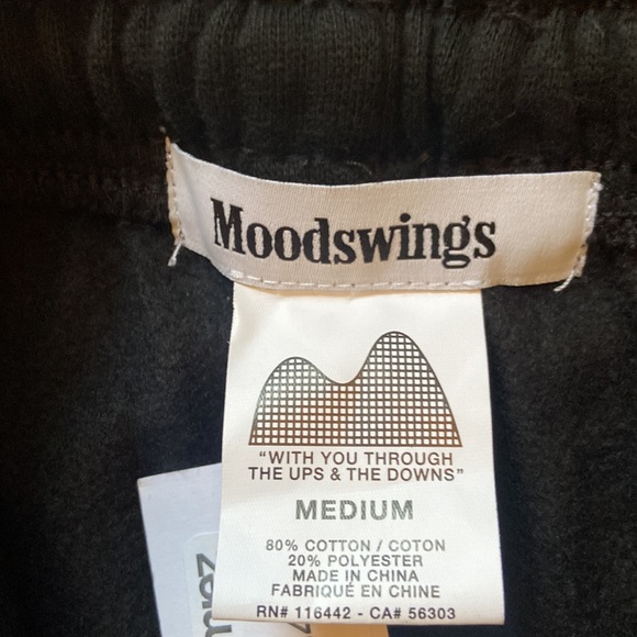 NWT Moodswings Rated M Black Joggers - Picture 7 of 10